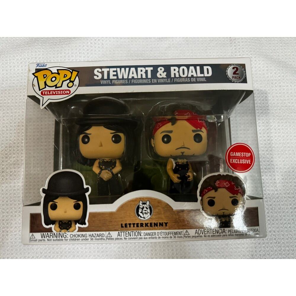 Funko Pop! Vinyl: Steward and Roald- 2 Pack - GameStop (Exclusive) Letterkenny
